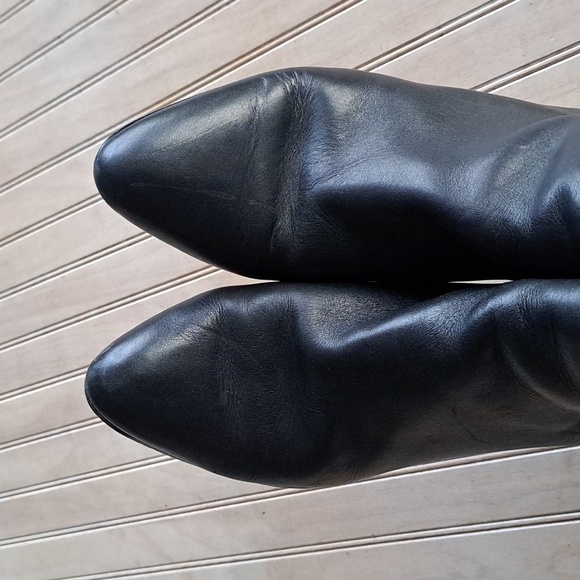 GAP Black Classic Comfy Pointy Toe Side Zip Women's Chelsea Ankle Boots - Picture 3 of 8